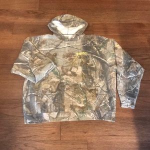 Camo hoodie.